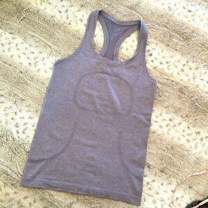 Lululemon Swiftly Tech Racerback Tank Top 2.0 Purple/Iced Iris Size 4
